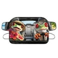 thumbnail image 6 of FOR U DESIGNS Frog Hibiscus Print Car Windshield Snow Cover, Wear-Resistan Car Frost Ice Windscreen Covers Vehicle Snow Protector Covers Windscreen Covers for Auto SUV Van Truck, 6 of 6