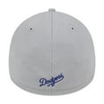 thumbnail image 4 of Men's New Era Gray Los Angeles Dodgers Active Pivot 39THIRTY Flex Hat, 4 of 6