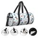 thumbnail image 3 of Balery Undersea Animals Bolsa de Gimnasio para Mujeres y Hombres, Bolsa de Viaje Impermeable, Bolsa de Fin de Semana con Compartimento para Zapatos y Bolsillo Húmedo, 3 of 6