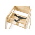 thumbnail image 4 of Foundations NeatSeat Wooden High Chair for Toddlers, Stackable, 3-Point Harness, Natural Finish, 4 of 5
