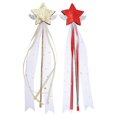 thumbnail image 1 of KAKOWELY 2 varitas de hadas de malla con forma de estrella para niñas, accesorios de disfraz para fiestas, 1 of 5