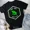 Black-3, variant on Animal Flame T Shirt Wolf Sheep Dual Head Graphic Art Tee Design