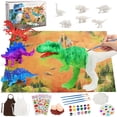 thumbnail image 1 of LNGOOR Kids Arts Crafts Set Dinosaur Toys Creative Painting Kit Figurines For Boys And Girls Christmas Birthday Gifts  Thanksgiving Day Gifts  Fun Activity Toys For Creative Expression, 1 of 6