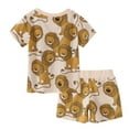 thumbnail image 5 of KYAIGUO Toddler Kids Baby Boys Summer 2Pcs Outfit 2-7Y Cartoon Print T-Shirt Cute Short Sleeve Pullover Fashion Crew Neck Tees + Casual Shorts Suit, 5 of 8