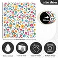 thumbnail image 6 of Small Colorful Flowers Dishwasher Magnet Cover Magnetic Fridge Door Cover Home Kitchen Decor 23"x 26", 6 of 6