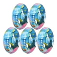 thumbnail image 1 of Poignée 5 Pcs Ronde Poignée de Main Jouet en Silicone Imprimé Entraîneur de Doigts pour Entraînement de Réadaptation Maison, 1 of 8