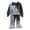 style-07 Dark Gray, variant on Gubotare Boys Fall Outfits Boys' Warm Jogger Set - 2 Piece Basic Hoodie and Sweatpants Size 7-8 Years (Black,7-8 Years)