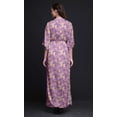 thumbnail image 3 of Bimba Robe Kimono Imprimée à l'Aquarelle de Fleurs de Pommier en Rayonne Manches Longues Maxi Fendue d'Été-TTTG, 3 of 6