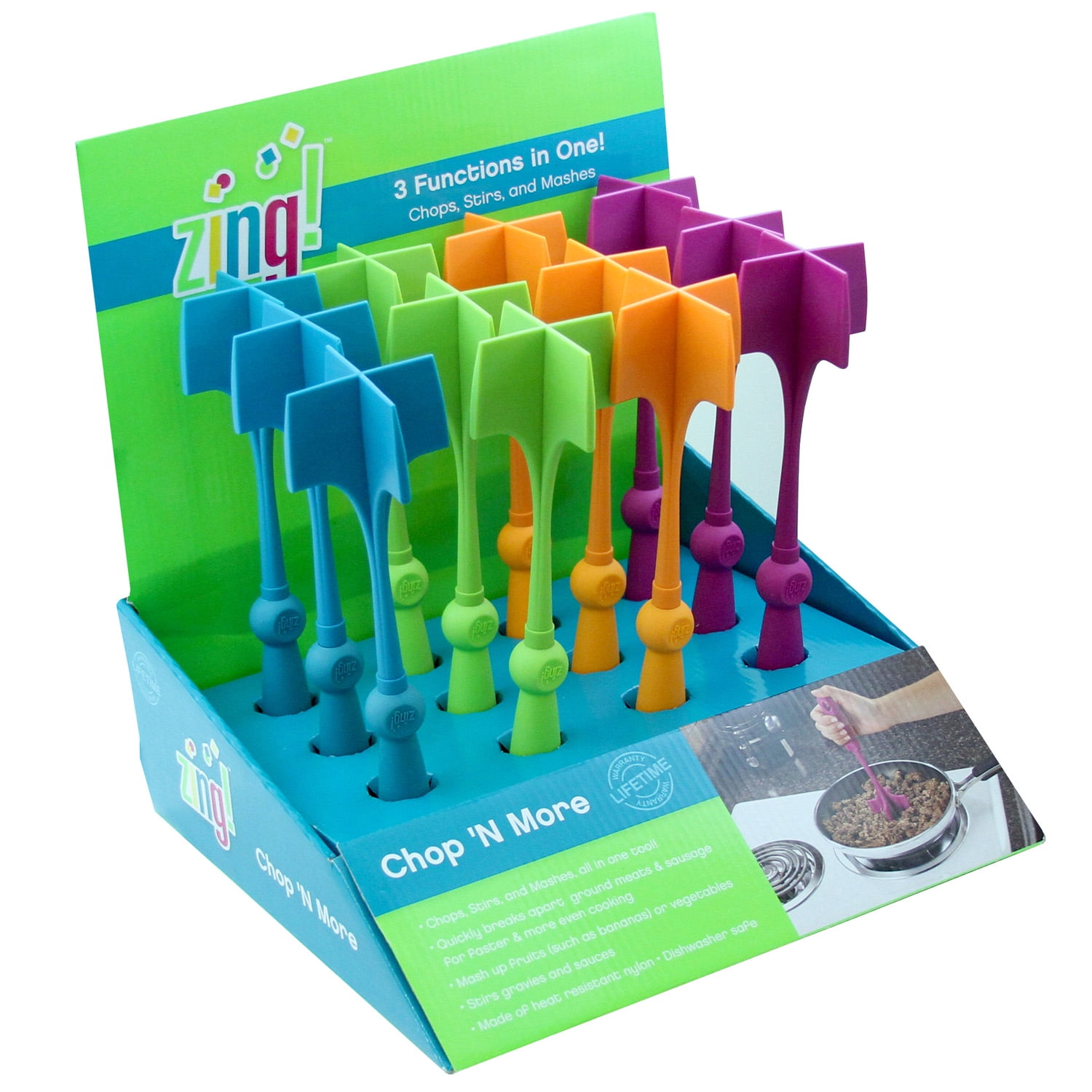 Zing! Multi Function Hand Tool That Chops, Blends and Mashes