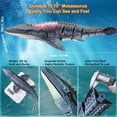 thumbnail image 2 of Remote Control Mosasaurus Dinosaur Toys for Boys Kids, Rechargable Swimming Pool High Simulation Toys, Electric RC Sea Monster with Light & Spray Water Birthday Gift for Ages 3 4 5 6 7 8 9, 2 of 6