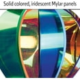 thumbnail image 5 of In the Breeze 0973 — Rainbow Iridescent 6-Panel Hot Air Balloon — Vibrant, Shiny Hanging Outdoor Wind Spinner, 5 of 6
