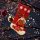 thumbnail image 3 of Bearachild Colgante de calcetín de Navidad Calcetín Dulce Snack Colgando Bolsa de regalo Fiesta Año nuevo Adorno Familia Chimenea Árbol Estilo Type3 NO3 Bearachild HA009405-03B, 3 of 6