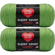 Red Heart Super Saver Yarn-Spring Green, Multipack Of 2