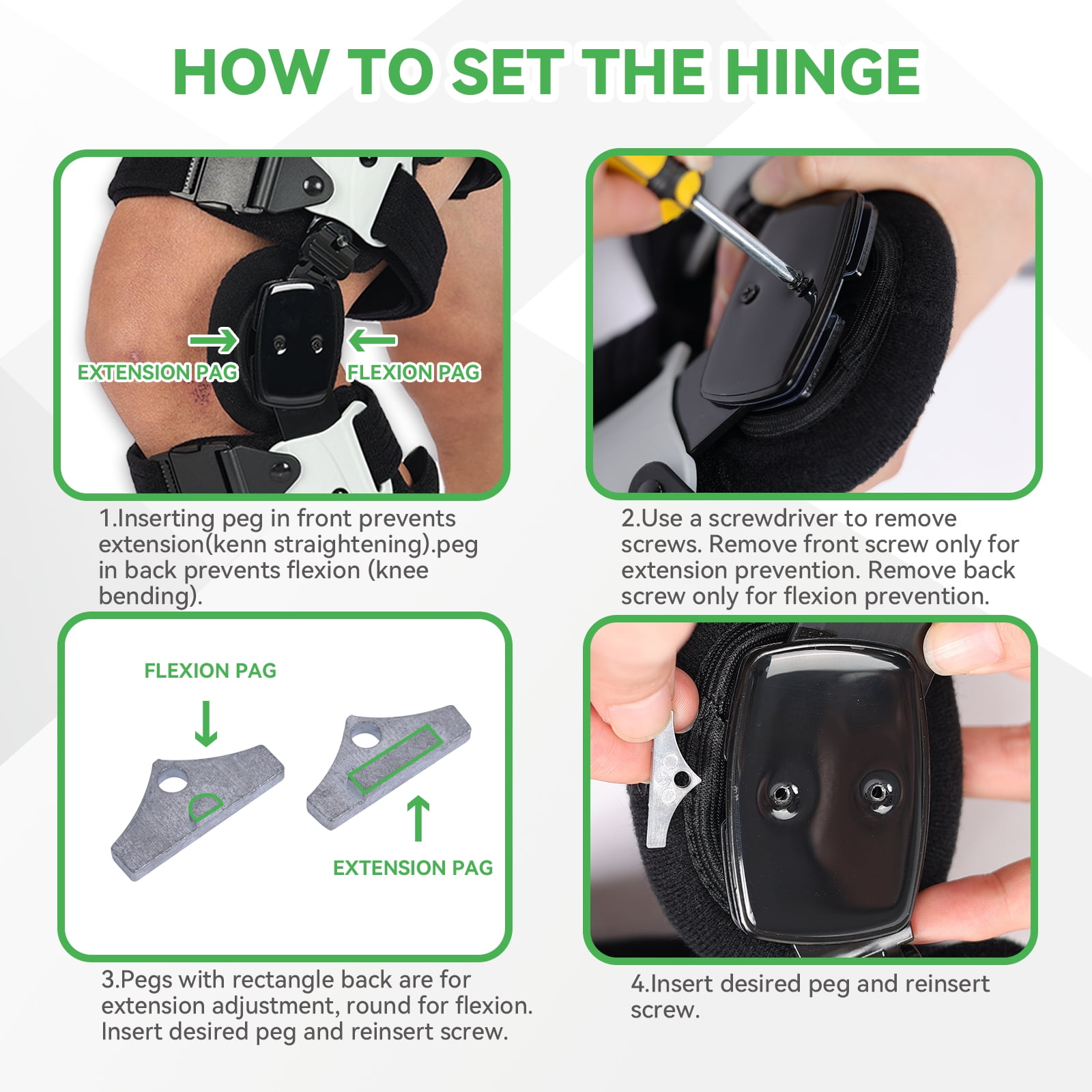 Orthomen Upgraded OA Unloader Knee Brace for Men and Women, Medial Arthritis Pain & Osteoarthritis Offloader, Bone on Bone Cartilage Joint Support with Valgus/Varus Built-in Hex Key, Right