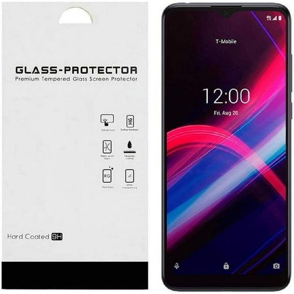 For T-Mobile TCL Revvl 4  / Revvl 4 Plus TCL 5062Z 2x Tempered Glass Screen Protector
