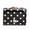 Black, variant on Blue Polka Dot Trifold Wallet, Glossy PU Leather Purse with Snap Closure, Multi Card Slots, Compact Coin Pocket, Christmas/Birthday Gift for Women Girls