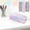 Pink, variant on Bgliely Oxford Cloth Pencil Case with Multi-Compartment and Zippered Design for Stationery Organizer and Office Supplies Pink