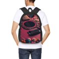 thumbnail image 4 of Disketp Romantic Heart Guitar Mochila Minimalista de Gran Capacidad, Mochila de Viaje para Escuela, Trabajo o Uso Diario, 4 of 6