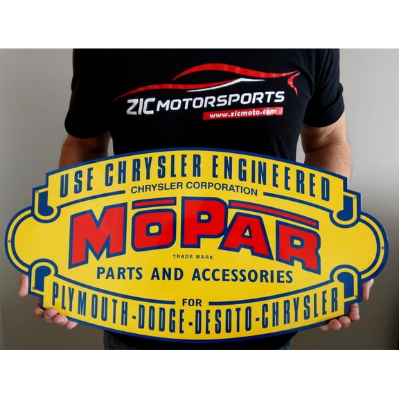 MOPAR Vintage 1937-1947 Metal Sign