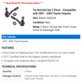 thumbnail image 2 of Tie Rod End Set 2 Piece - Compatible with 2001 - 2002 Toyota Sequoia, 2 of 2