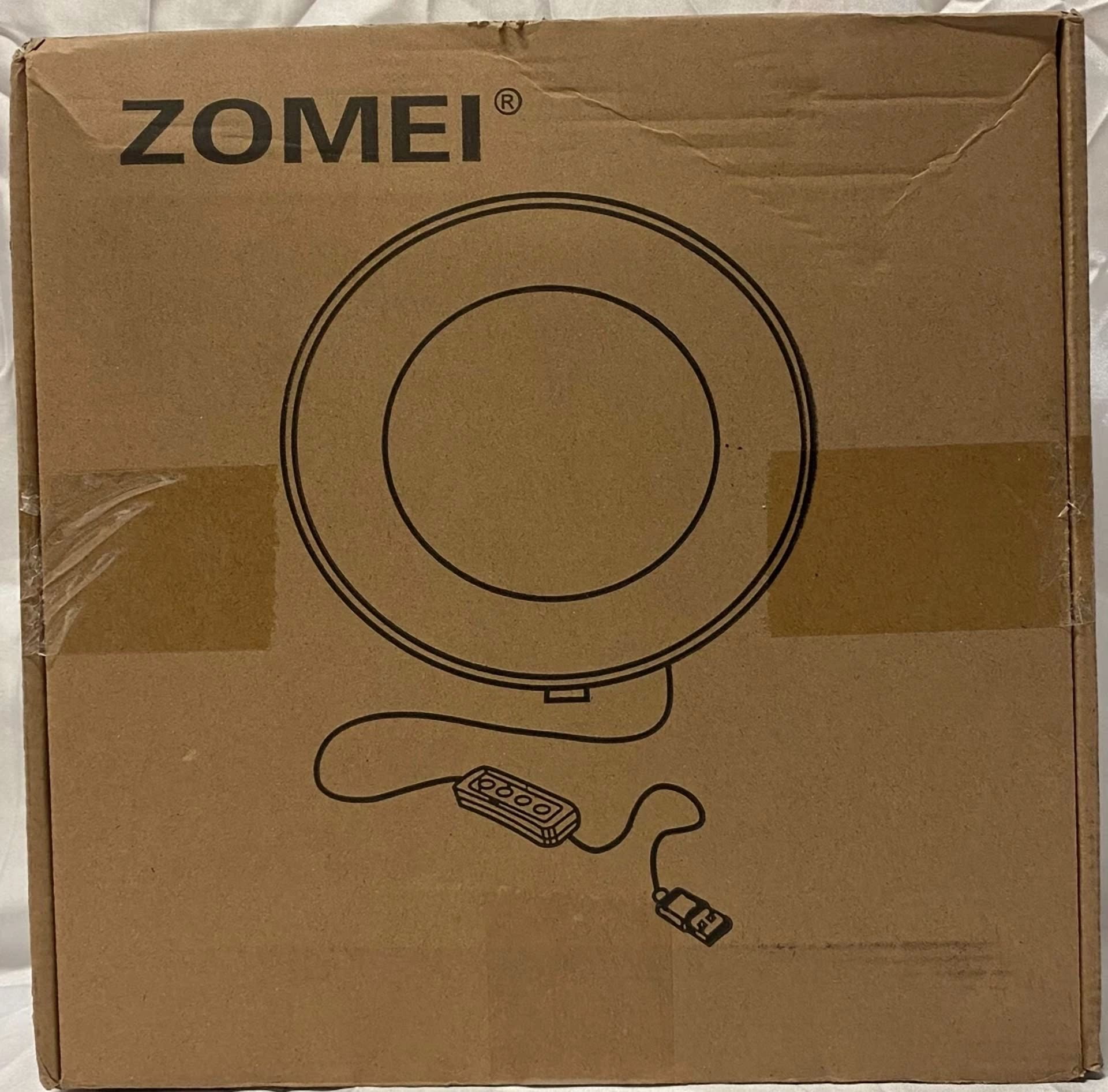 BUTTERFLY- Zomei~ 10In Led Ring Light Tri Pod, Adjustable Stand & Lights, New(Opened Bx)