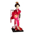 thumbnail image 1 of Muñeca kimono de geisha japonesa asiática coleccionable, artesanía tradicional de 9 pulgadas para oficina Estilo A, 1 of 7