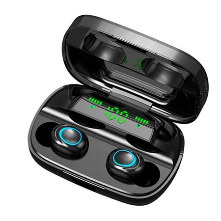 Wireless Bluetooth Earbuds, Bluetooth 5.0 Earphones with Digital LED Display, 3500 mAH Charging Case, 135H Playtime Stereo Sound Headphone, IPX5 Waterproof Built-in Mic for Sports, Workout, Gym, L3856