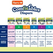 Hartz Comfitables Dog Diapers, XXS 12 Count