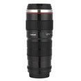 thumbnail image 1 of POINTERTECK 400mL Camera Lens Shaped Stainless Steel Water Cup Tea Mug with Lid (Black), 1 of 6