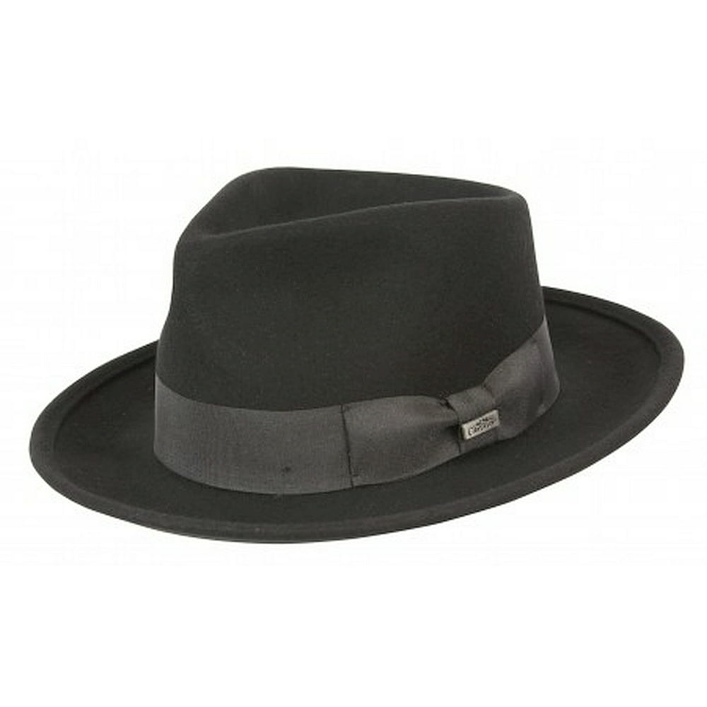 Conner Hats - Men's Leroy Fedora Hat Black XL - Walmart.com - Walmart.com