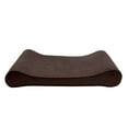 thumbnail image 2 of FurHaven Pet Dog Bed Cooling Gel Memory Foam Orthopedic Microvelvet Luxe Lounger Pet Bed for Dogs & Cats - Espresso, Large, 2 of 11
