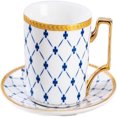 SHZHHFKJCX Sophisticated and charming saucers set for tea parties and
