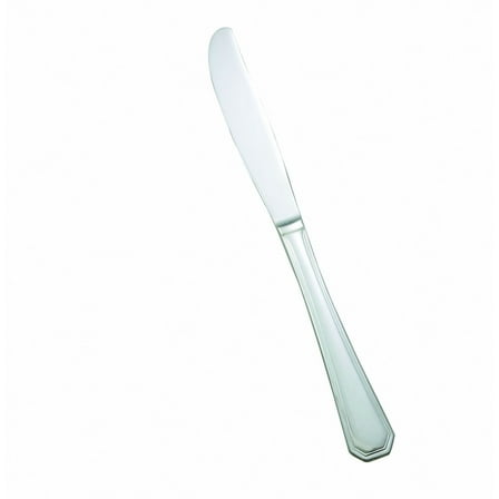 Winco 0035-08, Victoria Extra Heavyweight Dinner Knife, 18/8 Stainless Steel, Mirror Finish, 12/Pack