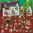 thumbnail image 4 of Calendario de Adviento de Navidad para niños, caja de bloques de construcción, Cascanueces, ladrillos de Santa Claus, regalo de Navidad, calendario de cuenta regresiva, 24 días, 4 of 4