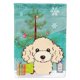 thumbnail image 1 of "Treasures BB1630CHF Árbol de Navidad y Buff Poodle Canvas House Flag, Large, Multicolor" Caroline's Treasures BB1630CHF, 1 of 1