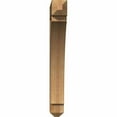 thumbnail image 2 of Ekena Millwork 6"W x 36"D x 48"H Thorton Craftsman Rough Sawn Bracket, Western Red Cedar, 2 of 13