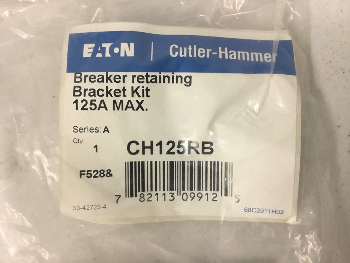 CutlerHammer CH125RB HoldDown Retainer Kit, for Use with 1, 2, or 3