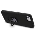 thumbnail image 2 of Apple iPhone 8, iPhone 7, iPhone 6s /6 Case Metal Ring Kickstand TPU Shockproof Bumper Hybrid Dual Layer Grip 360° Rotate Ring Holder Stand Magnetic Phone Shell BLACK Cover for iPhone 7/8 /6s/6, 2 of 6