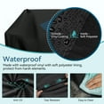 thumbnail image 3 of Adiqo 7138 Grill Cover for Weber Spirit 200 and Spirit II 200 Series Gas Grills, 48 Inch BBQ Grill Cover for Weber Spirit II E210 2 Burner Gas Grill, All Weather Protection, 3 of 8