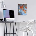 thumbnail image 2 of Epic Art 'Graceful Koi II' by Tim O'Toole, Acrylic Glass Wall Art, 12"x16", 2 of 2