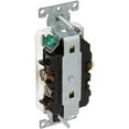 thumbnail image 3 of Leviton 16342-W Decora Duplex Receptacle Commercial Grade 5-20R 20A 125V Side Wired - White, 3 of 5