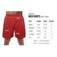 thumbnail image 6 of Justice League Wonder Woman Athletic Logo Mens Lined Mesh Shorts, Red, Medium, 6 of 6