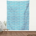 thumbnail image 4 of Ambesonne Animal Fabric by the Yard Upholstery, Blue Animal Theme, 1 Yard, Blue White, 4 of 5