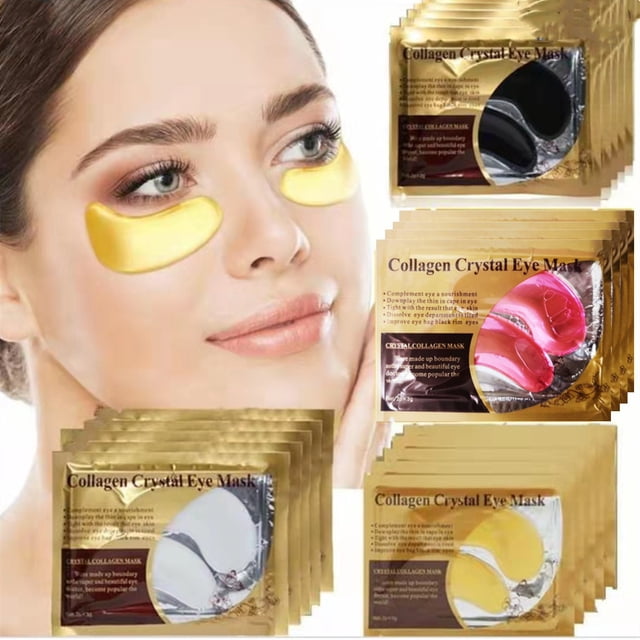 La máscara de ojos de cristal reduce las ojeras y las líneas finas debajo de las bolsas de los ojos, es suave y no irrita.