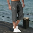 thumbnail image 2 of Memory Pants for Man 4 8 Band 13 Boy Apparel Pants Sports Men Light Pants Casual Pants for Men Jogging In Spring And Summer Relaxing And Relaxing Beach Vacation Nine Point, 2 of 4