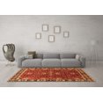 thumbnail image 3 of Ahgly Company Indoor Rectangle Oriental Orange Traditional Area Rugs, 6' x 9', 3 of 4