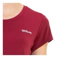 thumbnail image 3 of Playera Wilson para Mujer, Deportivo Vino Talla CH, 3 of 4