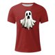 thumbnail image 4 of Blusas y camisas de manga corta y cuello redondo para hombre. Blusas/camisetas de manga corta con cuello redondo y estampado de Halloween para hombre. Blusa para hombre., 4 of 4