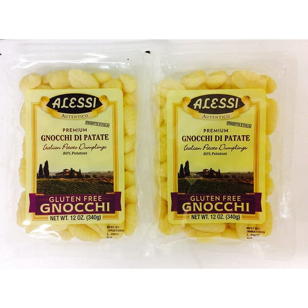 Alessi Gluten-Free Gnocchi - Italian Potato Dumplings Pack ...