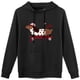thumbnail image 1 of Sudadera con capucha de patineta de perro salchicha linda y divertida, algodón agradable para la piel, camiseta casual unisex., 1 of 5